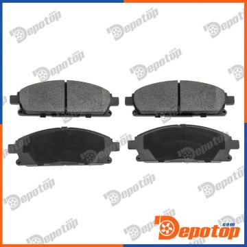 Plaquettes de frein avant pour NISSAN | 37081, 37209